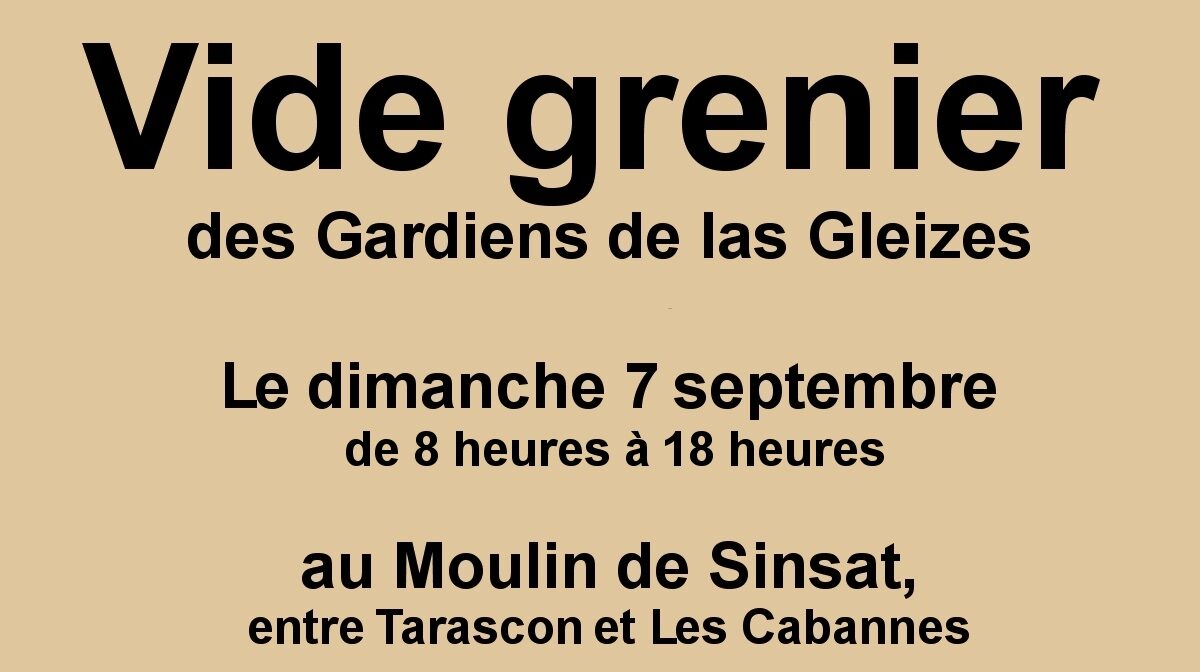 Vide Grenier – 07/09/2025