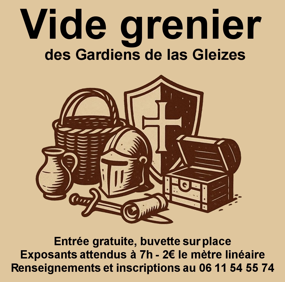 Vide Grenier – Reporté au printemps 2026 – Plus d&rsquo;informations à venir